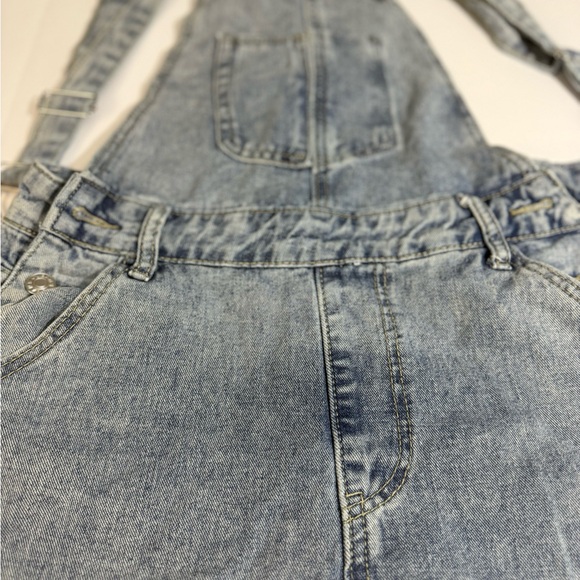 Denim Overalls with Adjustable Straps - Picture 7 of 12